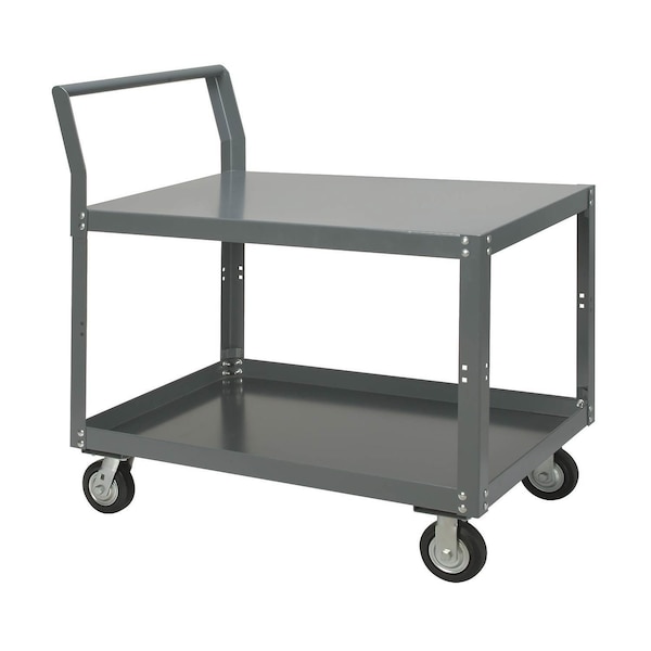 Global Industrial Two Shelf Unassembled Heavy Duty Service Cart, 1200 Lb. Capacity, 36L x 24W x 27H 752245 - main